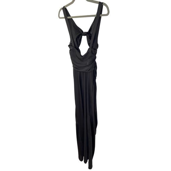 Danielle Guizio Wrapped Maxi Dress Formal Party Elegant Whimsigoth Sexy Dark XS - Picture 9 of 9